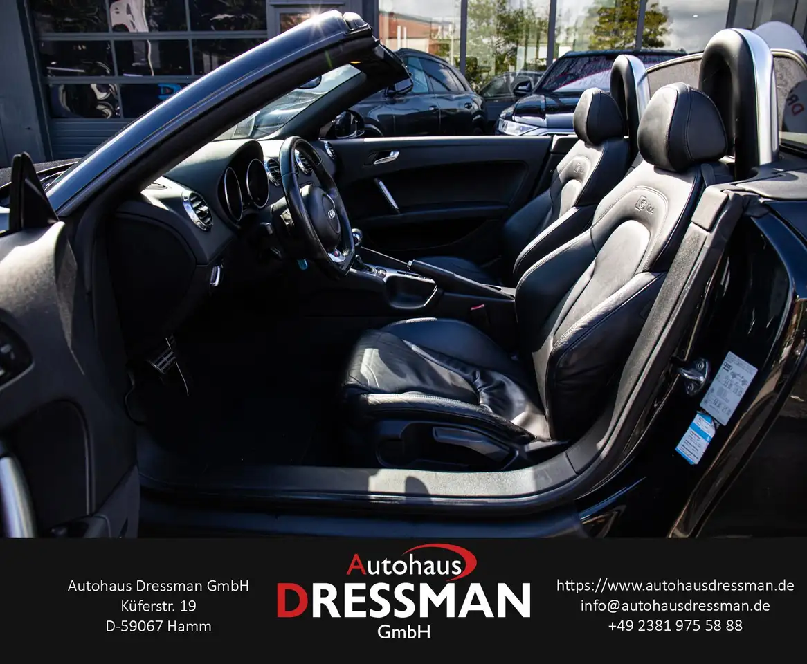AUDI TT ROADSTER 2.0 TFSI S-LINE - 200 ch - 144 646KMS - SELLERIE CUIR - VOLANT EN CUIR - PACK SPORT