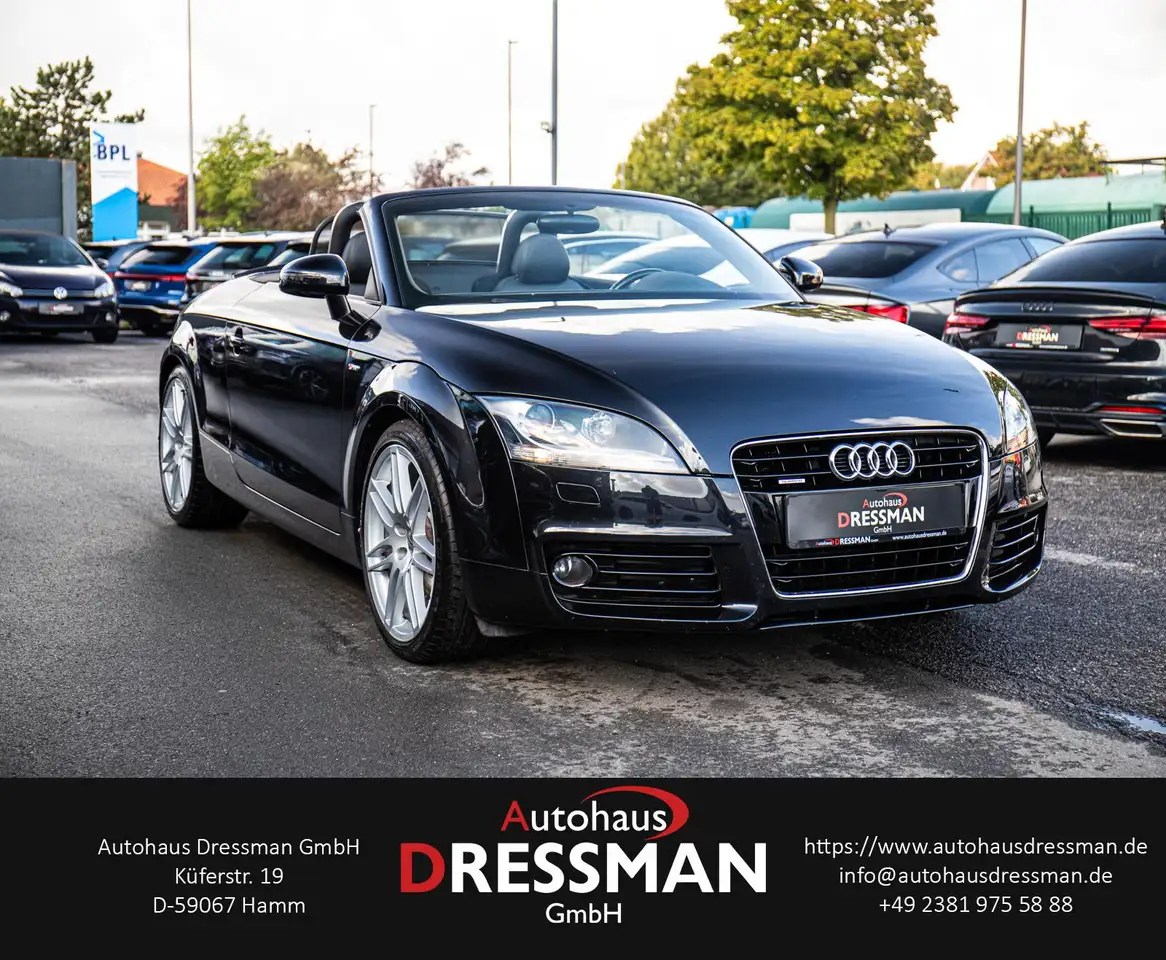 AUDI TT ROADSTER 2.0 TFSI S-LINE - 200 ch - 144 646KMS - SELLERIE CUIR - VOLANT EN CUIR - PACK SPORT