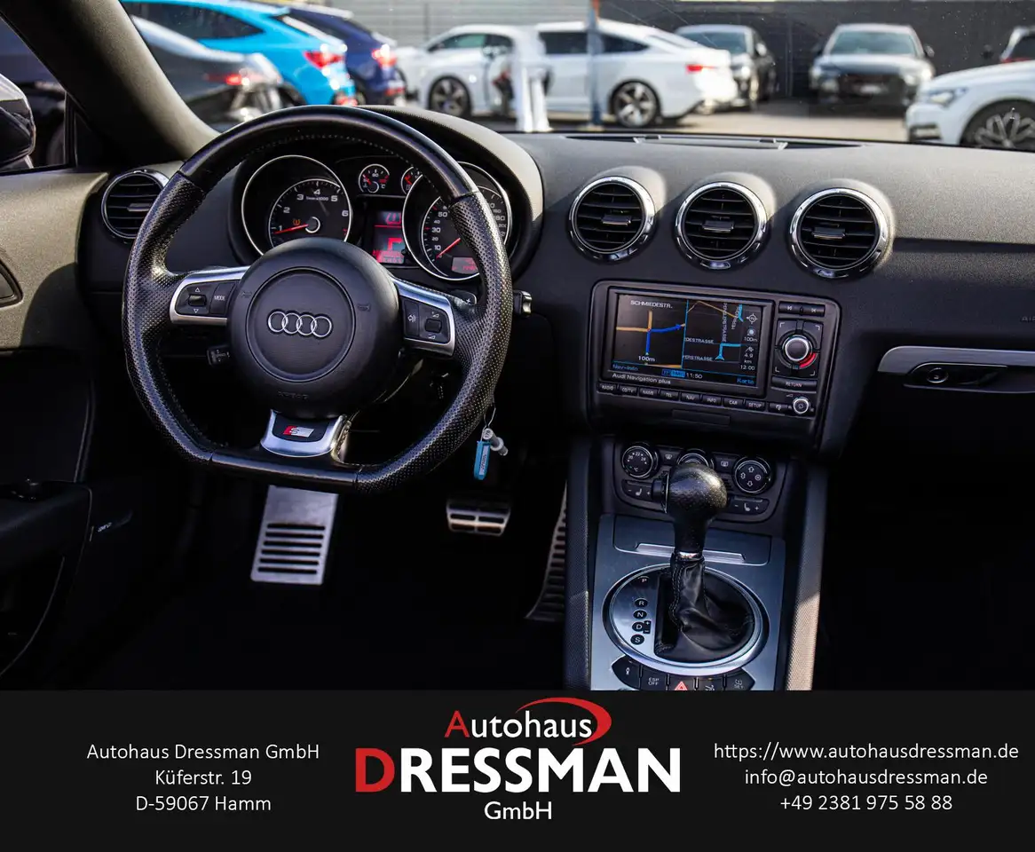 AUDI TT ROADSTER 2.0 TFSI S-LINE - 200 ch - 144 646KMS - SELLERIE CUIR - VOLANT EN CUIR - PACK SPORT