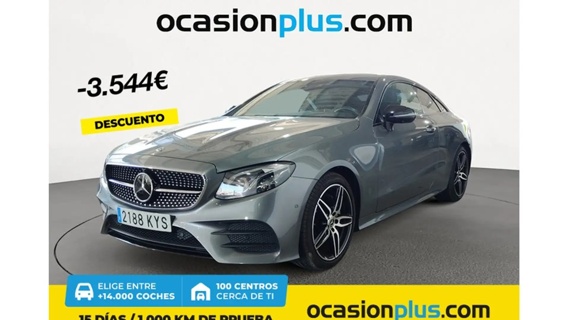 Mercedes-Benz E 220 Coupé 220d 9G-Tronic Grijs - 1