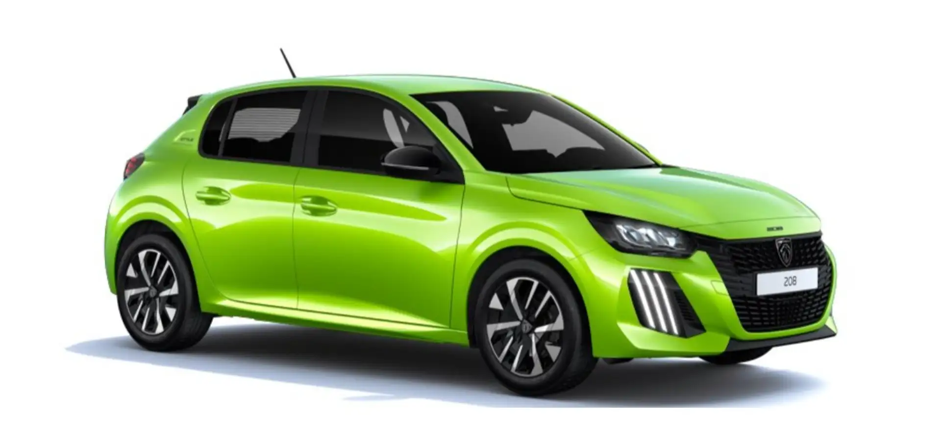 Peugeot 208 Hybrid 100 e-DCS6 Allure Amarillo - 1