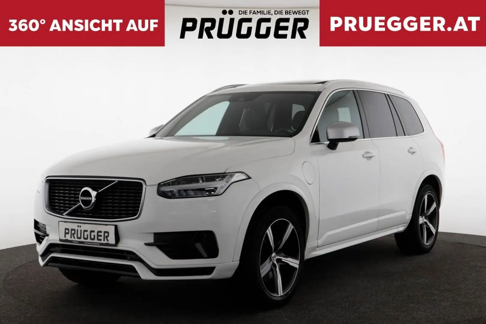 Volvo XC90 PHEV T8 Twin Engine R-Design 7-SITZER AHV LED NAVI Blanc - 1