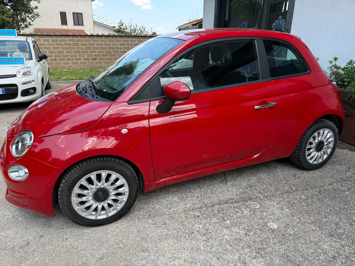 Fiat 500 500 1.0 hybrid Lounge 70cv Rood - 2