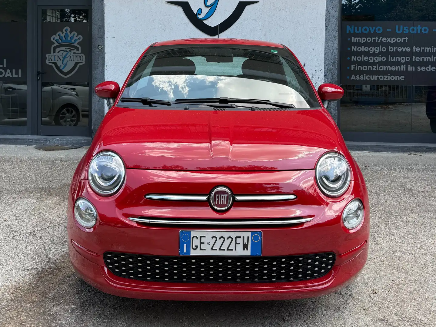 Fiat 500 500 1.0 hybrid Lounge 70cv Rood - 1