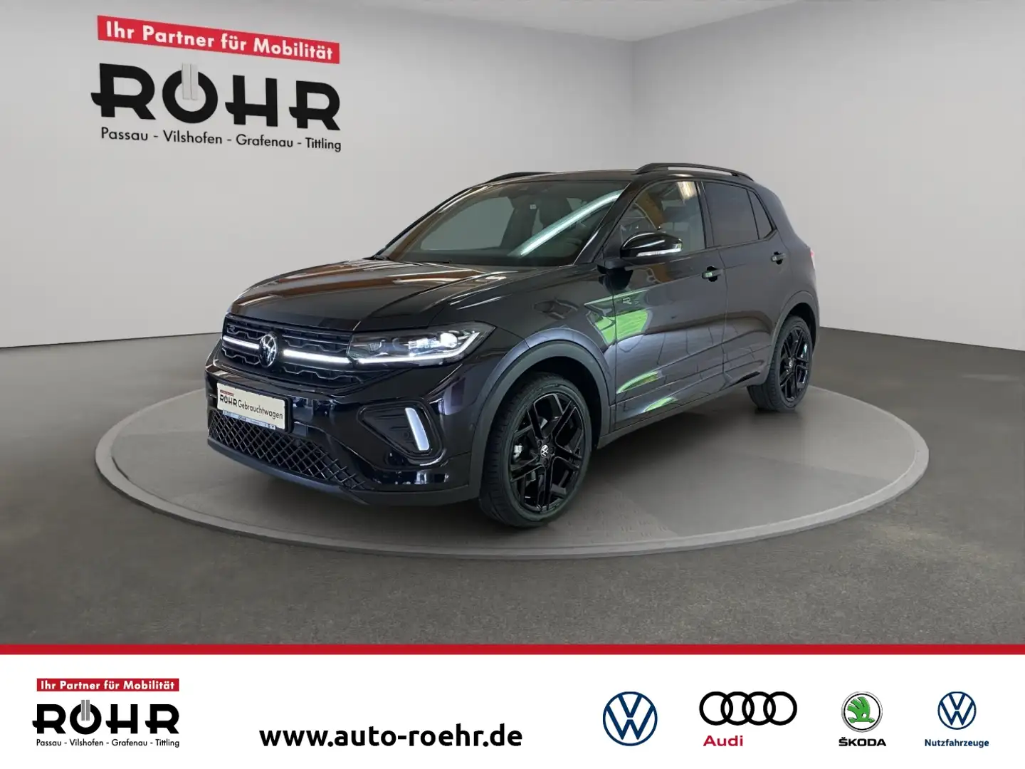 Volkswagen T-Cross R-line 1.5 TSI BMT DSG (AHK.Navi.ACC.Matrix.DAB) Schwarz - 1