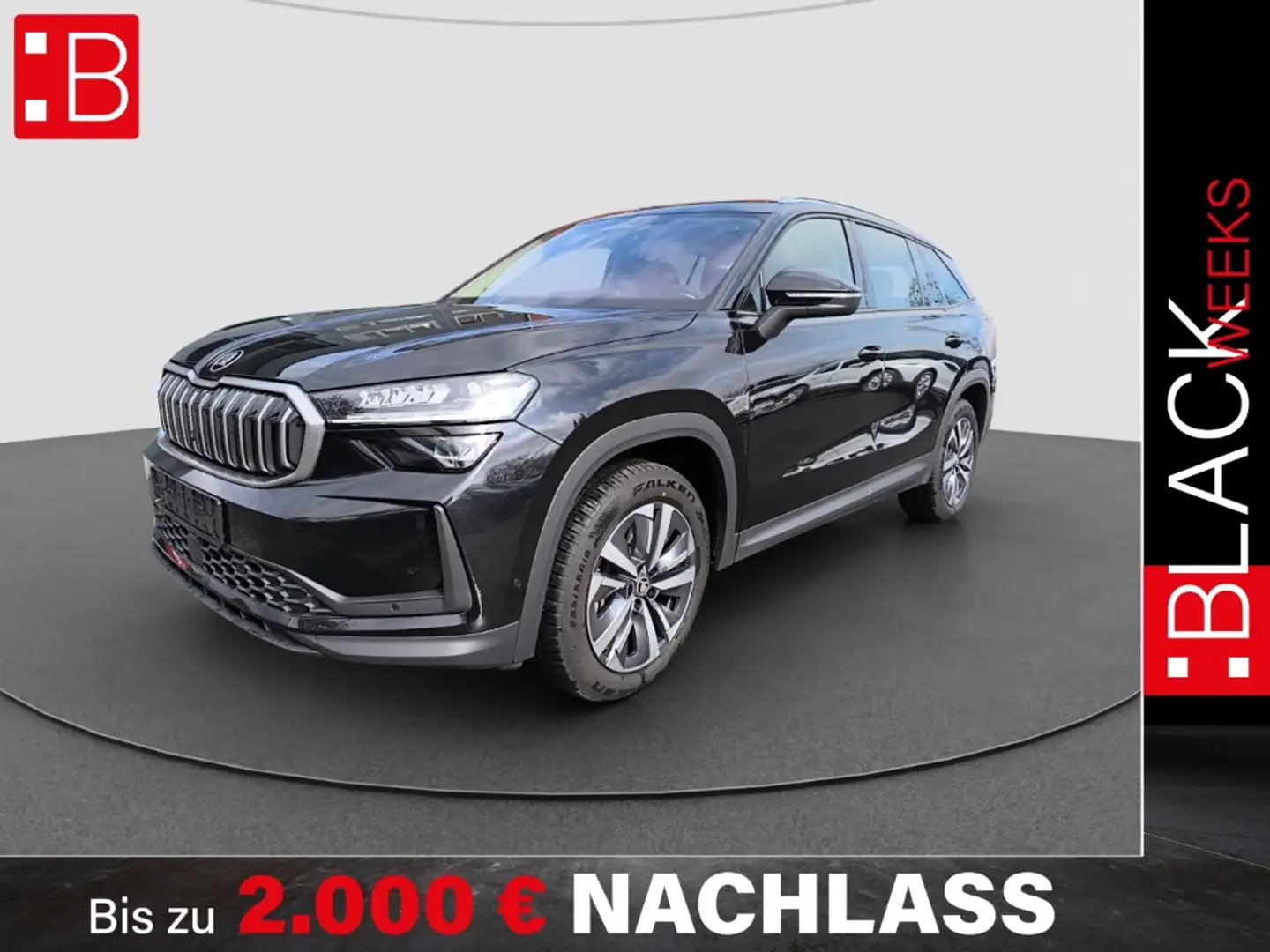 Skoda Kodiaq 2.0 TDI 4x4 DSG Selection NAVI AHK RFK ACC PDC KES Noir - 1