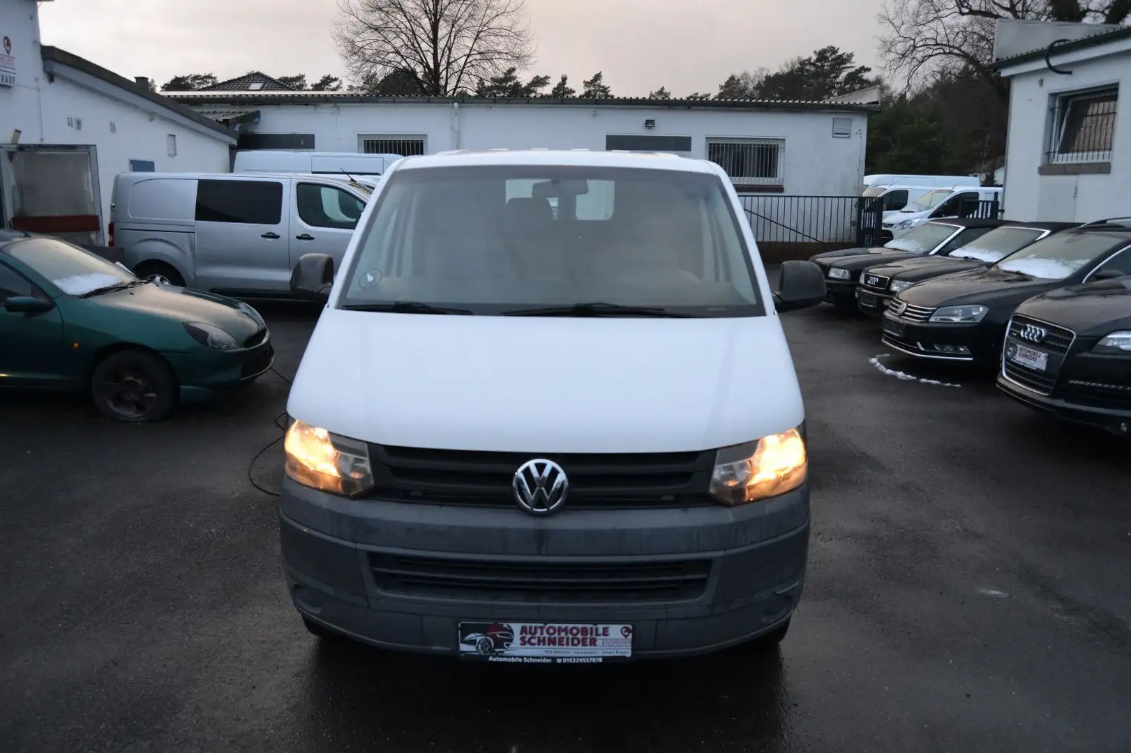 Volkswagen T5 Transporter Kasten-Kombi Kasten lang Weiß - 1