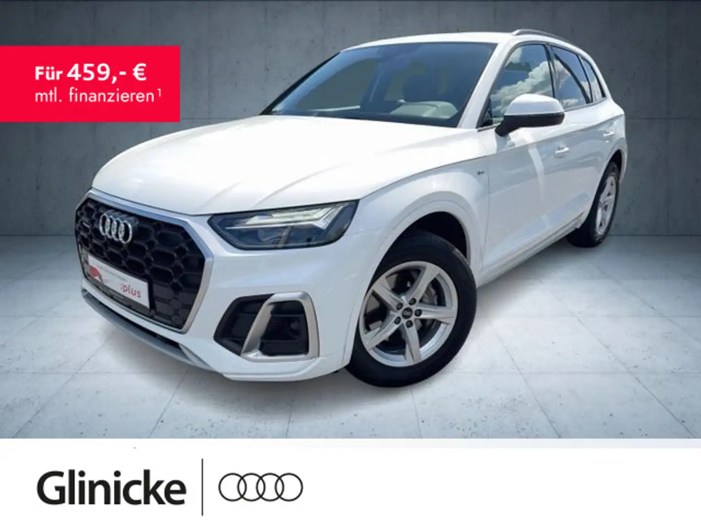 Audi Q5 S line 40 TDI qu S tr AHK/Nav/PBox/ACC/Assist Bianco - 1