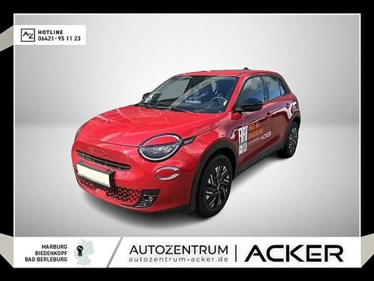 Fiat 600e RED LED/PDC/Klimaaut. -34%* Rouge - 1