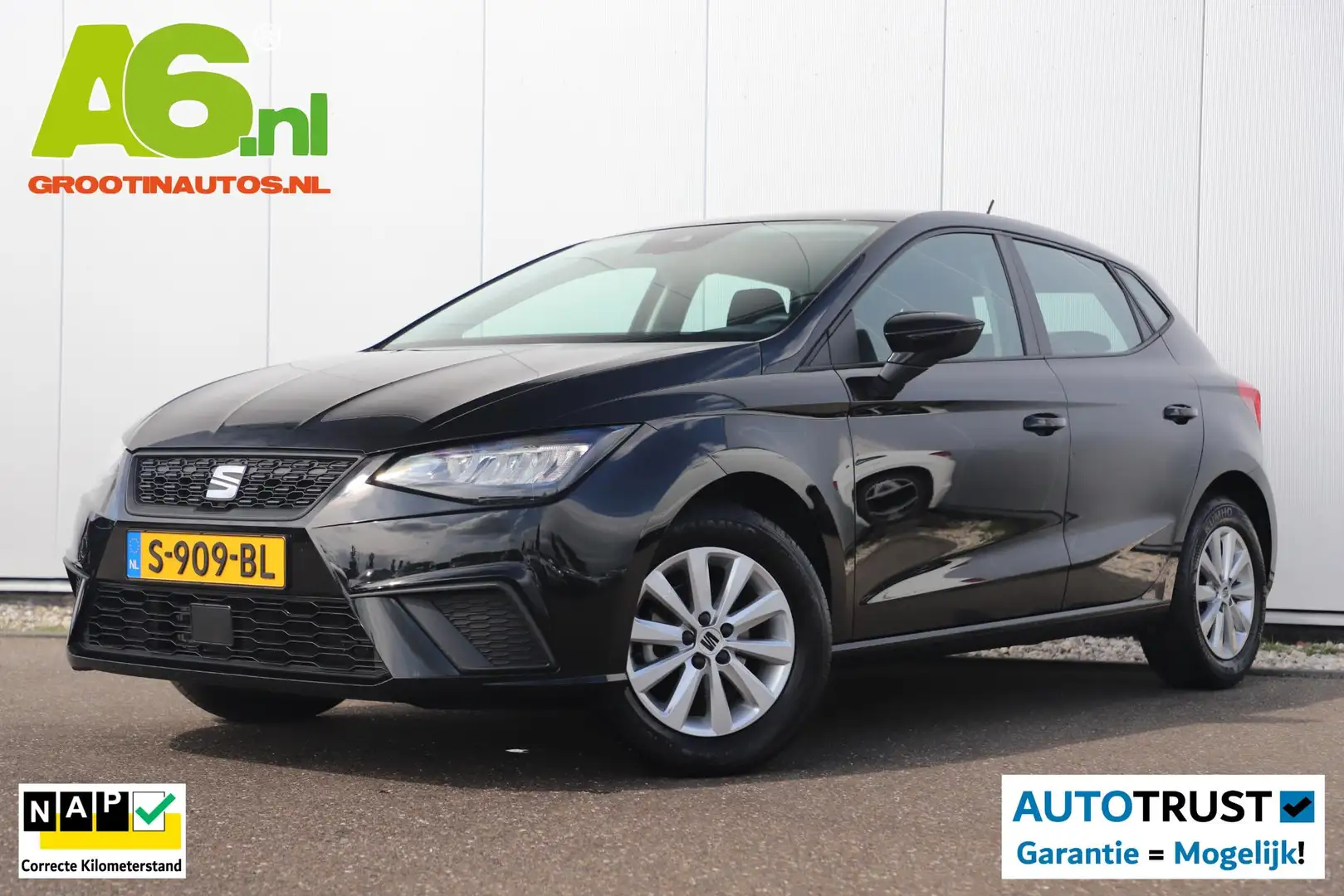 SEAT Ibiza 1.0 EcoTSI Style 95PK Carplay Android Navigatie Cl Zwart - 1