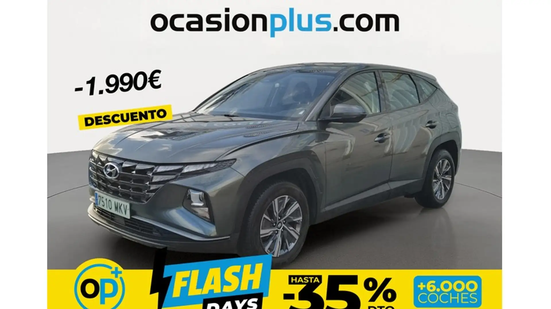 Hyundai TUCSON 1.6 CRDI Klass 4x2 Gris - 1