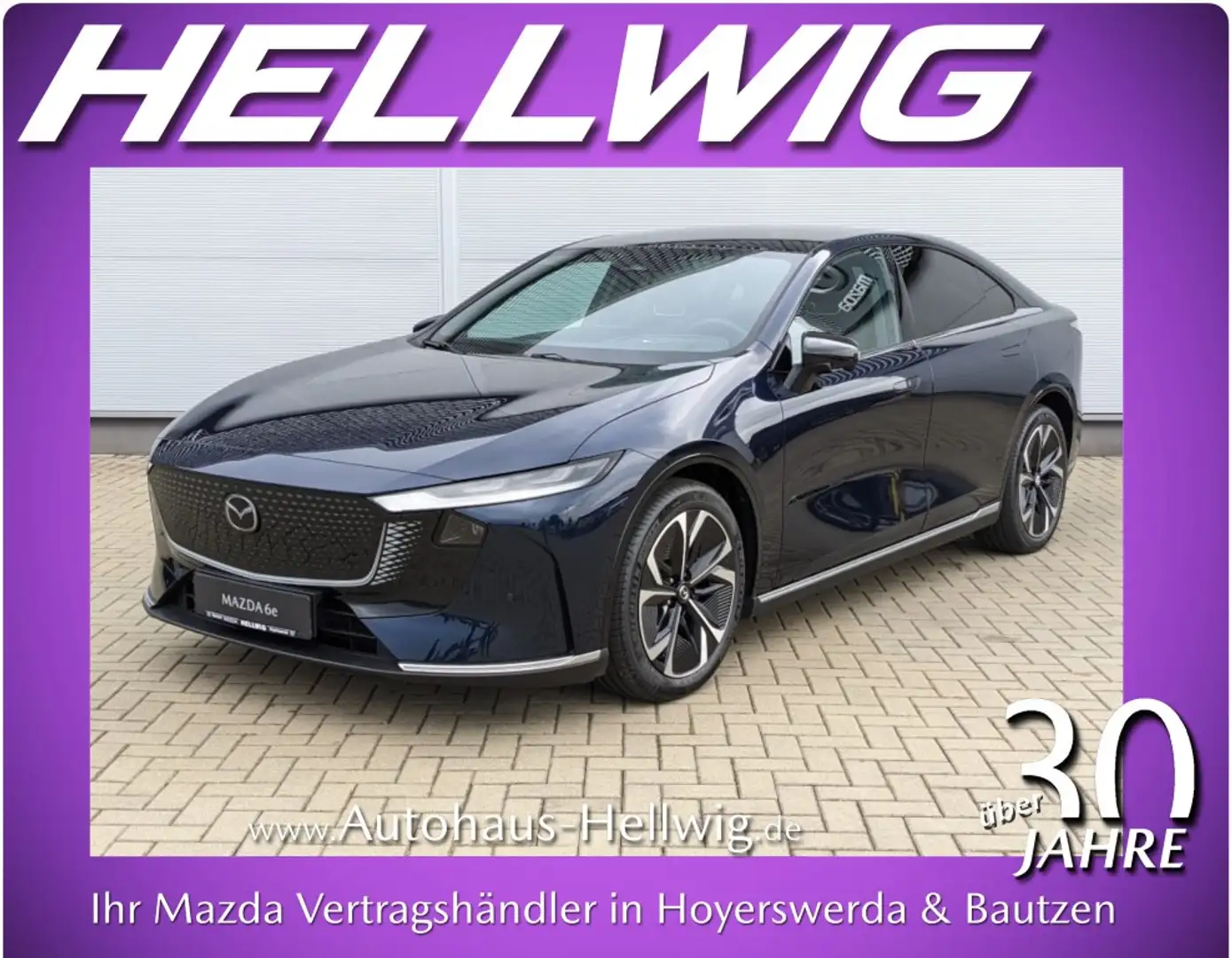 Mazda 6e EV (258PS) Takumi Panoramadach Blau - 1