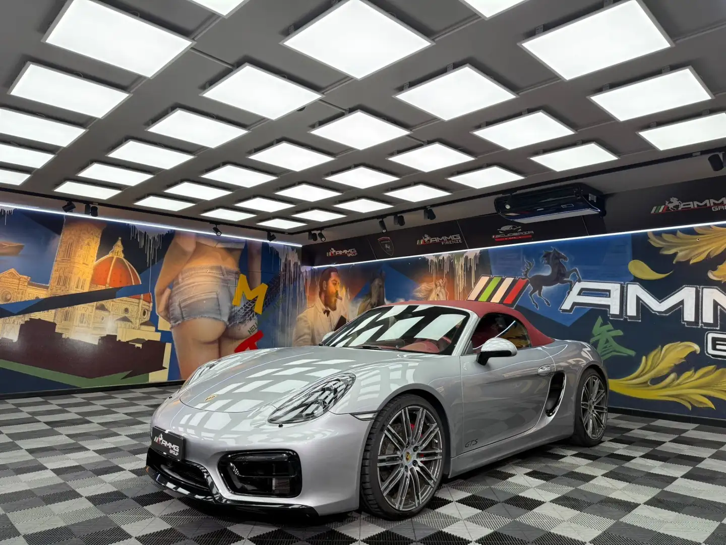 Porsche Boxster Boxster 981 3.4 GTS (384) Plateado - 2