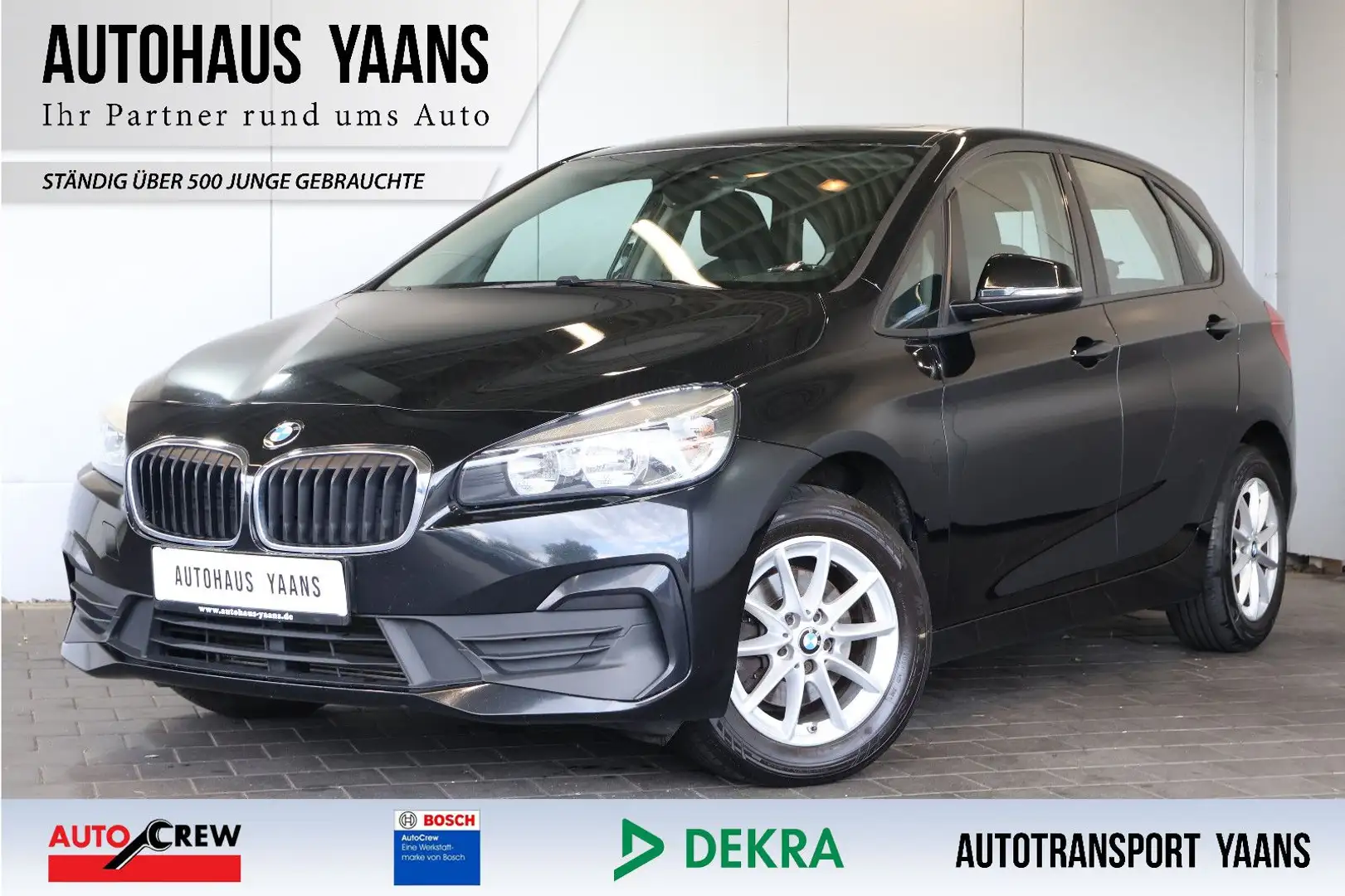 BMW 216 d Active Tourer Advantage FRONT+PDC+PANO Schwarz - 1