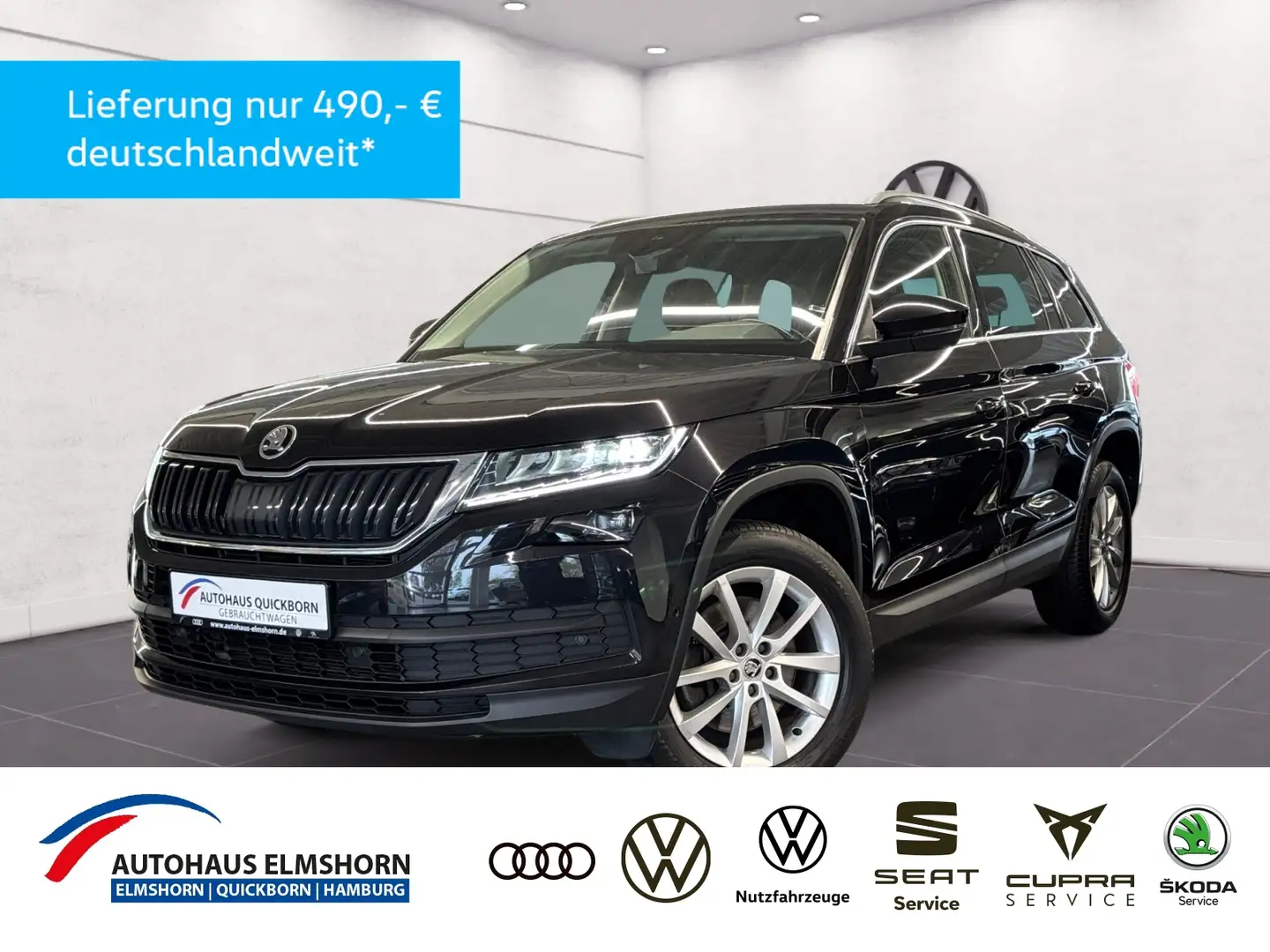 Skoda Kodiaq Style 2.0 TDI 4x4 AHK NAVI APP SHZ Noir - 1