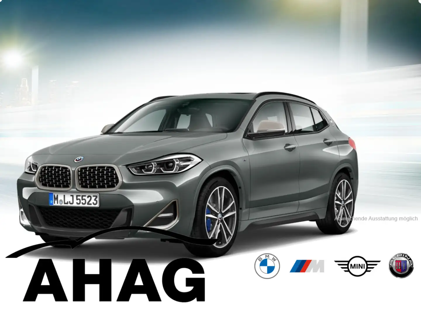 BMW X2 M35i Steptronic Sport Sport Aut. EDC Panorama Gri - 2