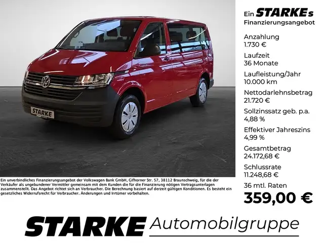 Volkswagen T6 Kombi 2.0 TDI T6.1 PDC Klima 9-Sitzer Radio Composition