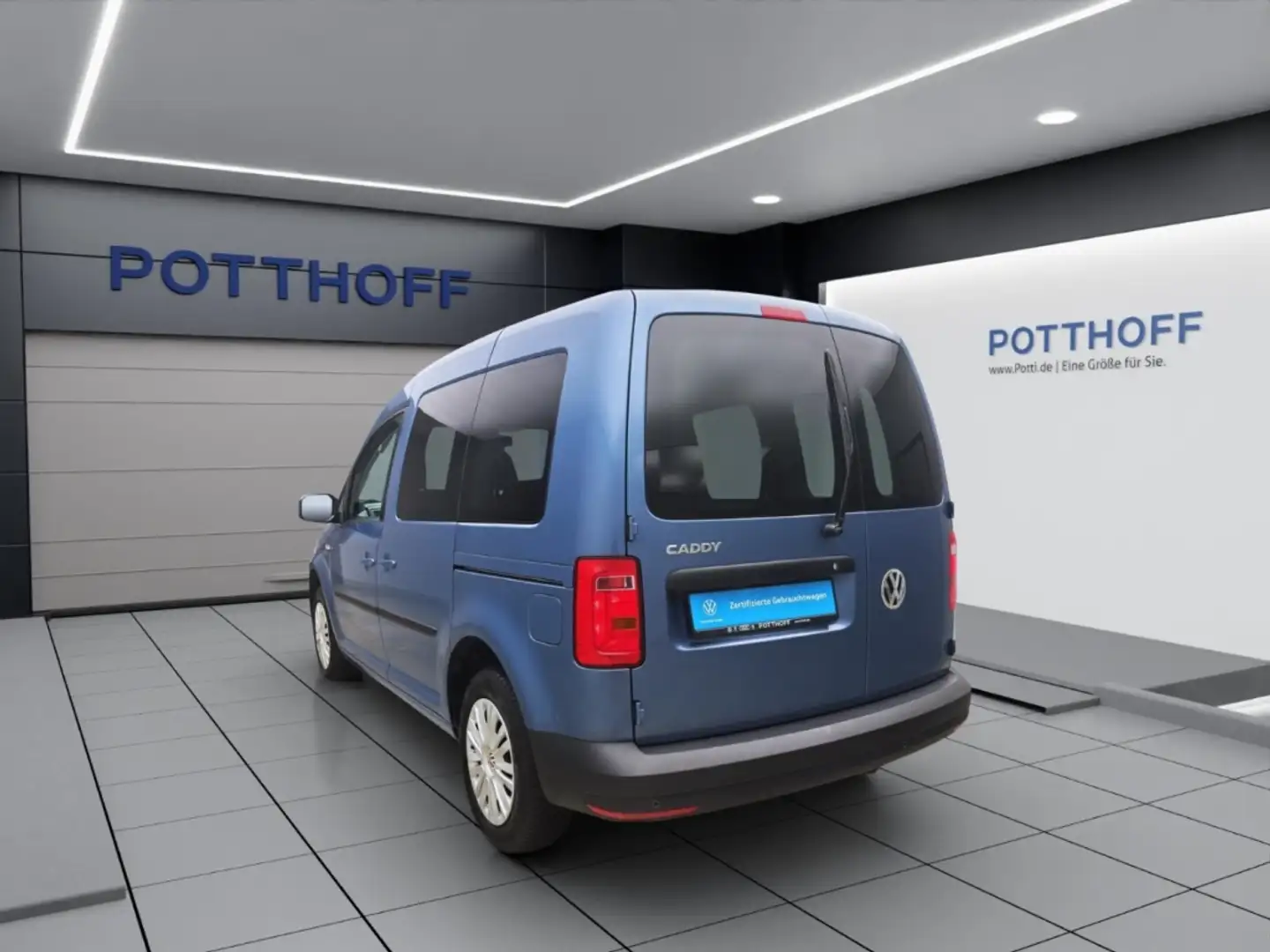 Volkswagen Caddy 2.0 TDI TRENDLINE AHK PDC NAVI SITZHZG Bleu - 2