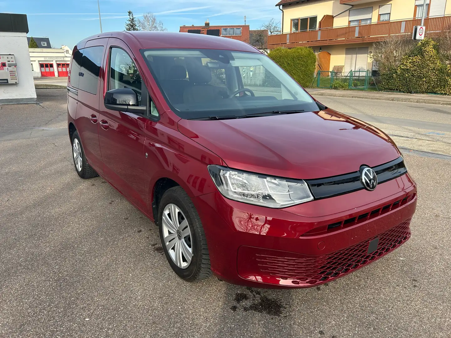 Volkswagen Caddy 2,0 TDI STHZ SHZ BC TEMPO PDC WDW Rouge - 1