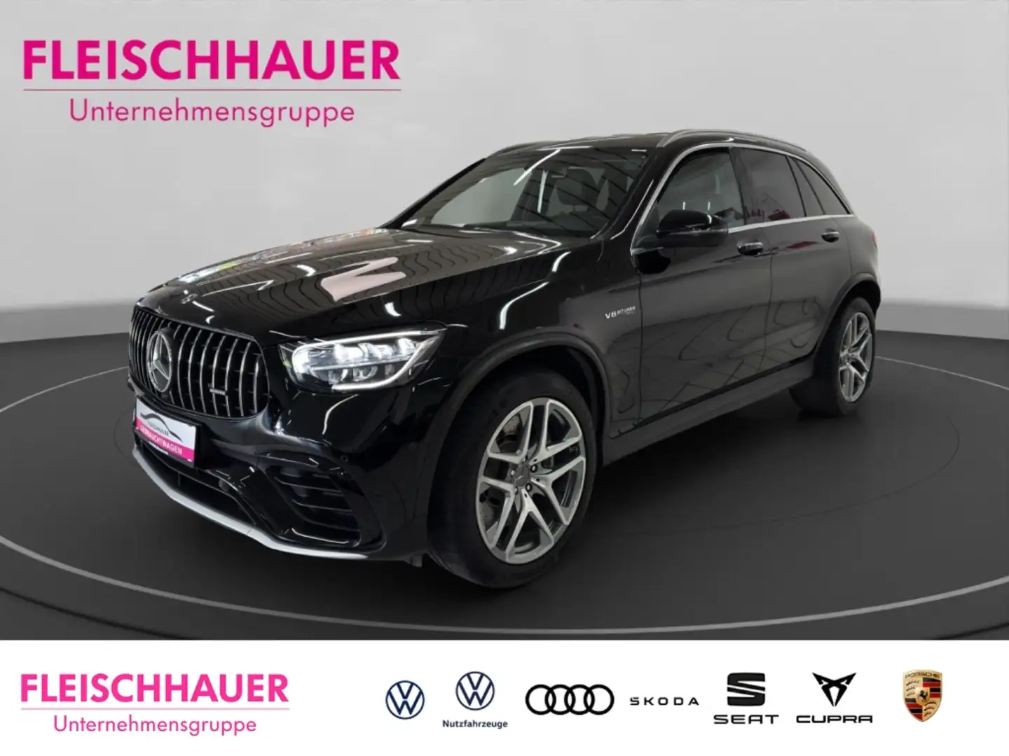 Mercedes-Benz GLC 63 AMG 4Matic LED+NAVI+RFK+LUFTFEDERUNG+CARPLAY+ Noir - 1