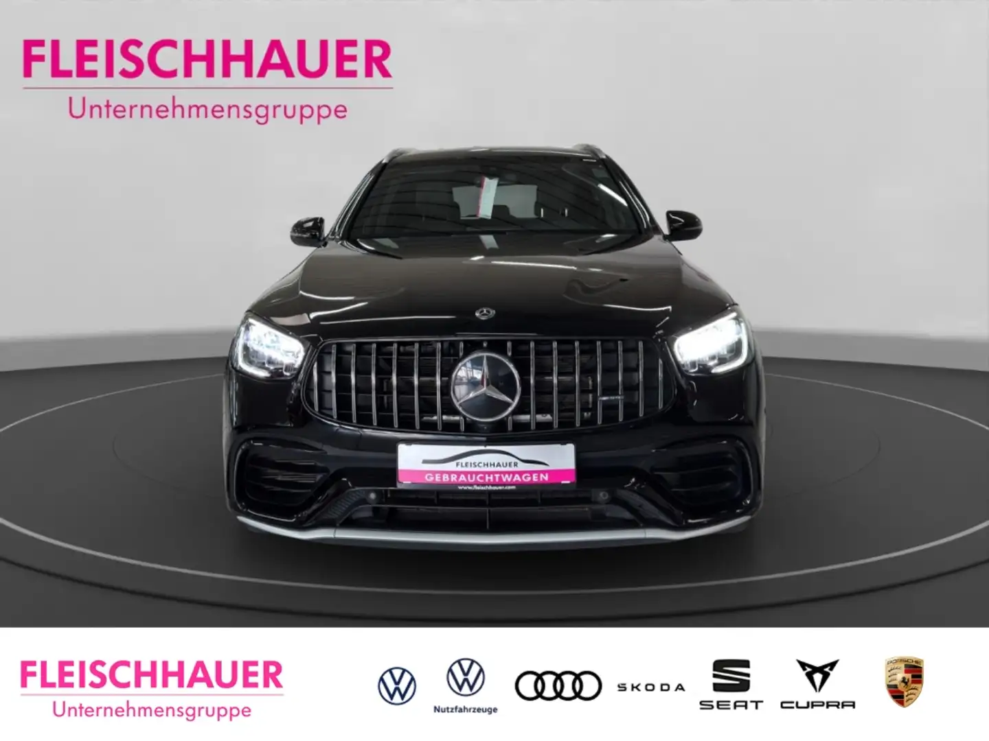 Mercedes-Benz GLC 63 AMG 4Matic LED+NAVI+RFK+LUFTFEDERUNG+CARPLAY+ Noir - 2