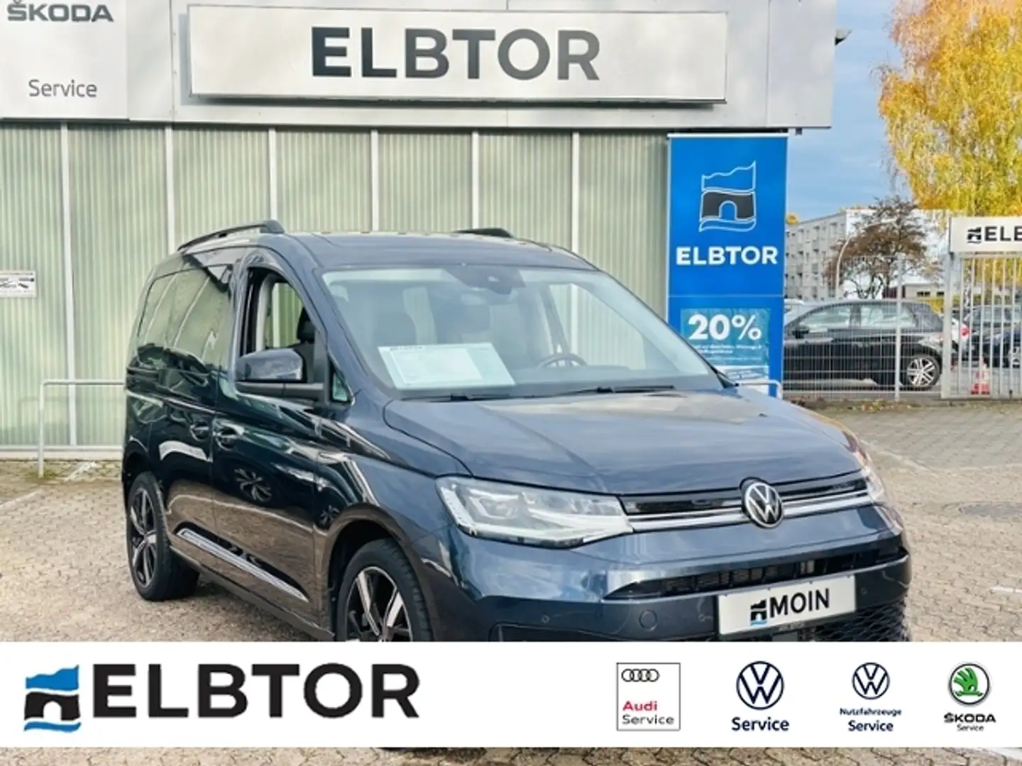 Volkswagen Caddy Move 2.0 TDI 90kW RFK LED KLIMA Blau - 1