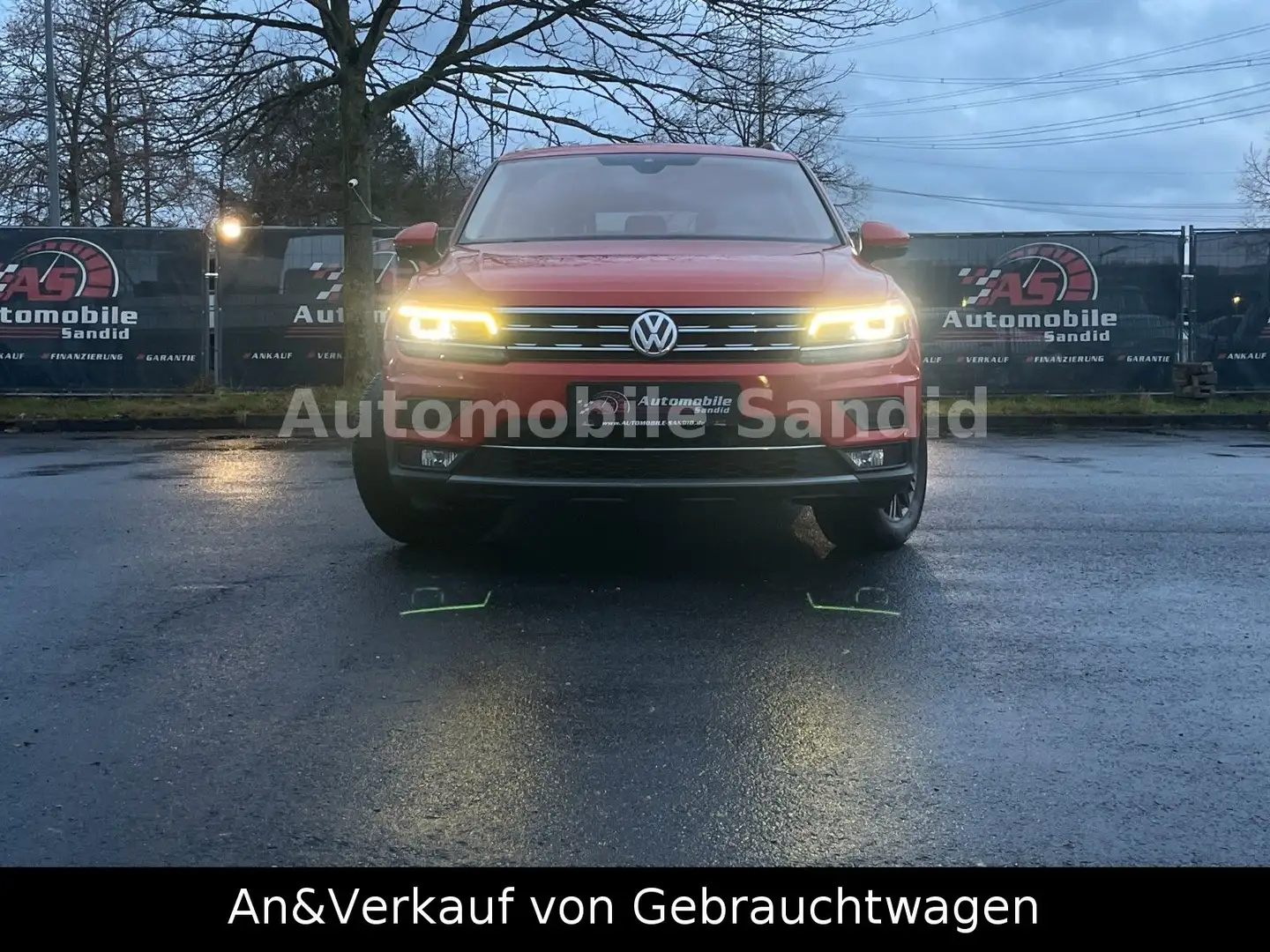 Volkswagen Tiguan Allspace *Kamera*Navi*Pano*Key-Les*ACC*AHK Orange - 2