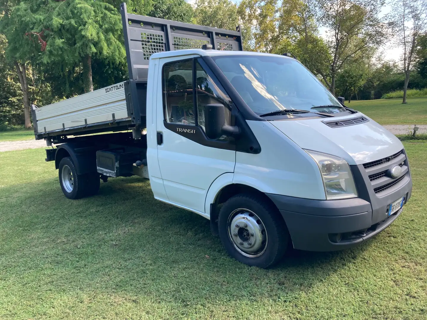 Ford Transit ribaltabile trilaterale cassone aperto Bianco - 1