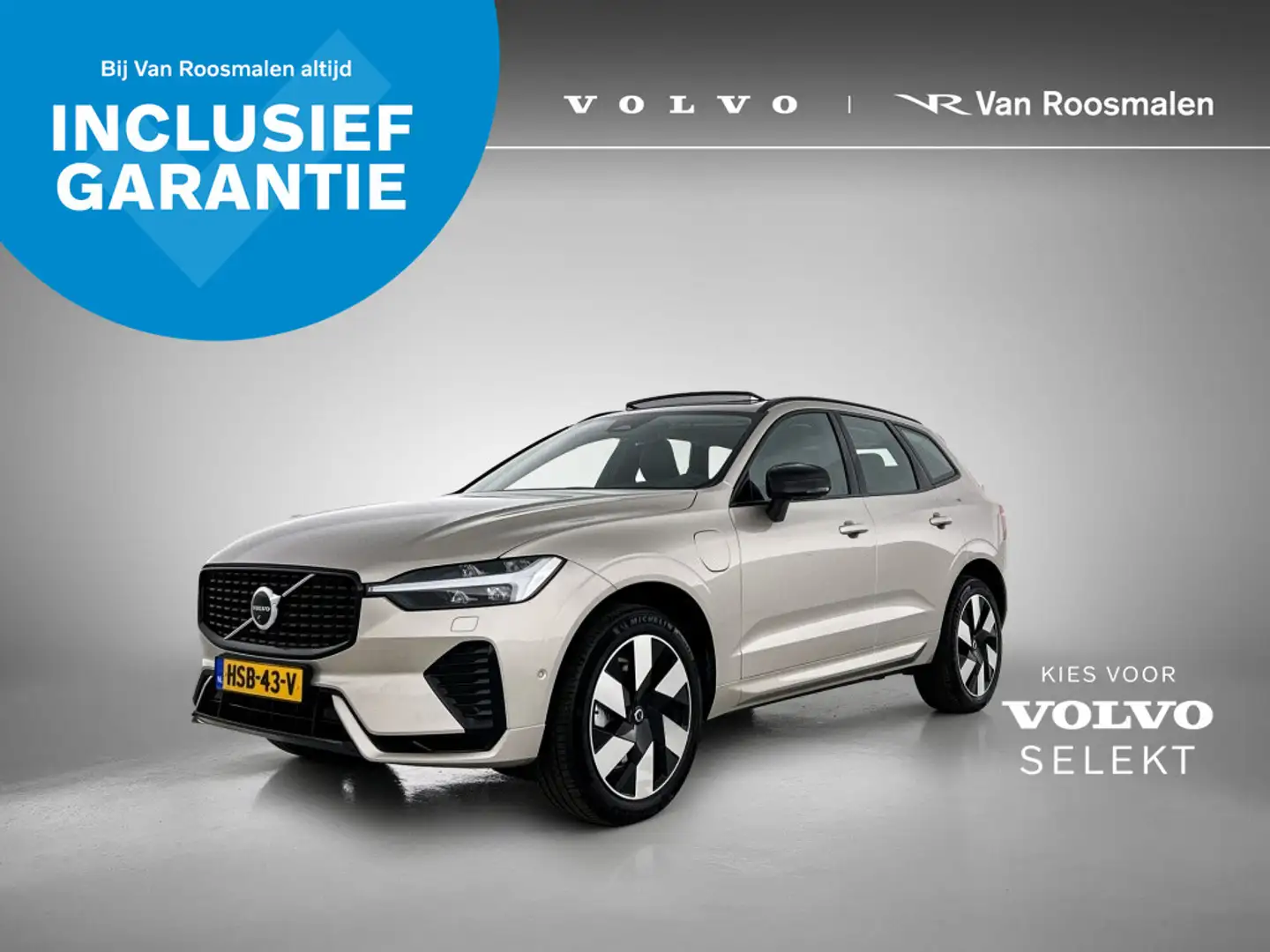 Volvo XC60 T6 AWD Ultra Dark | 360 | Trekhaak Gris - 1