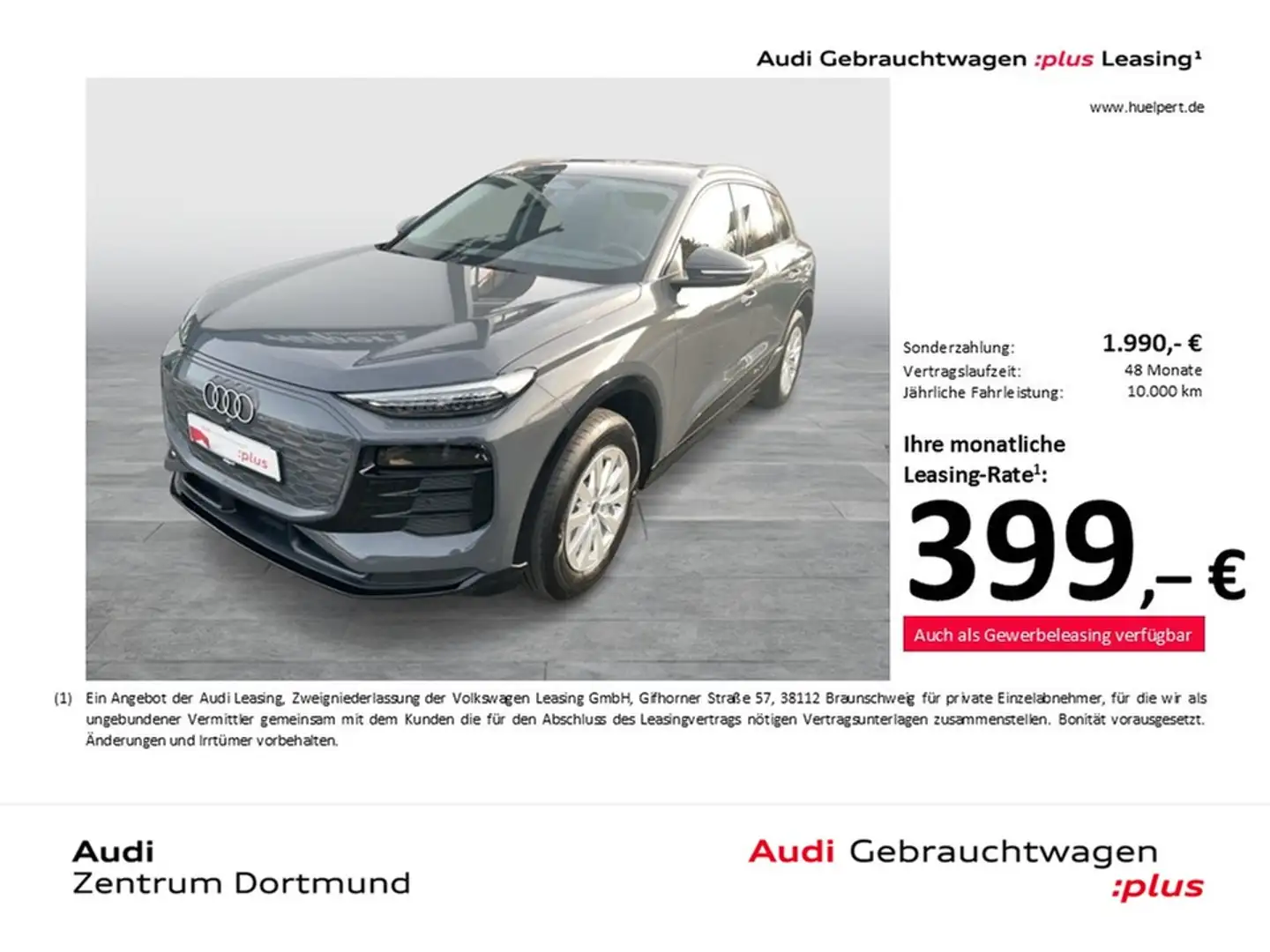 Audi Q6 e-tron advanced WÄRMEPUMPE ACC SOUNDSYSTEM Gris - 1