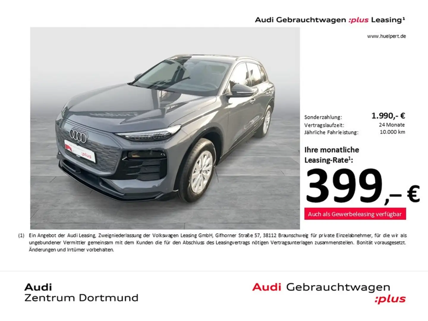 Audi Q6 e-tron advanced WÄRMEPUMPE ACC SOUNDSYSTEM Gris - 1