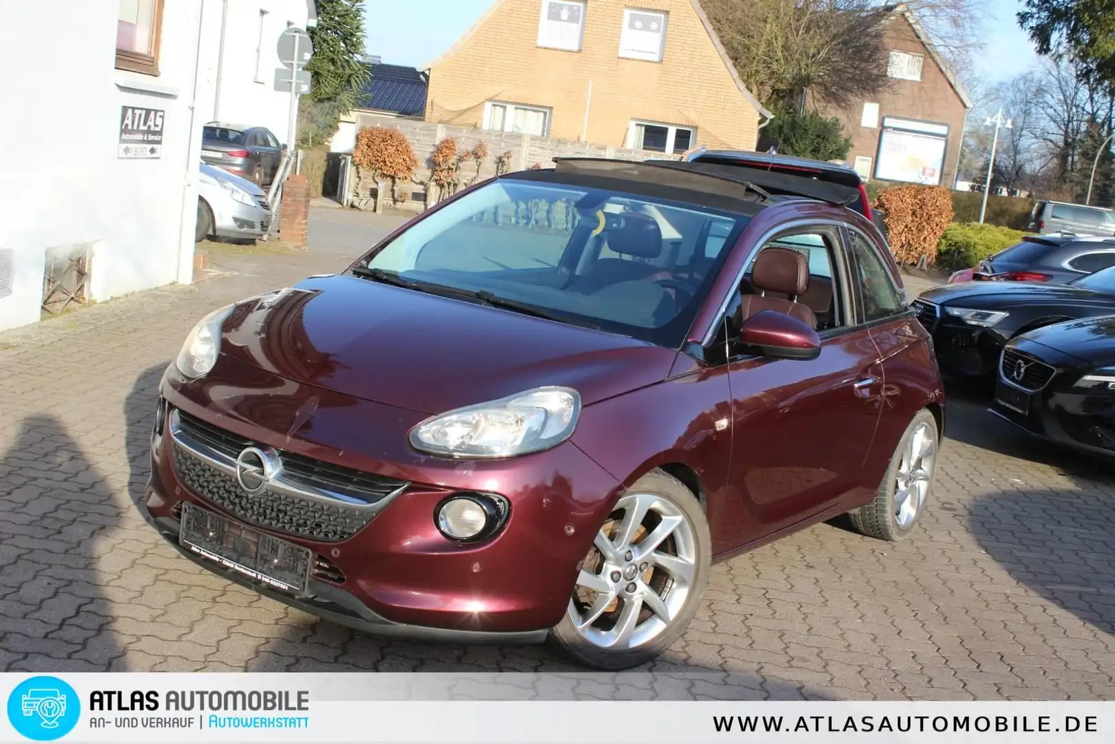 Opel Adam Open Air ecoFlex 1.0 Turbo LEDER=17 ALU Rouge - 1