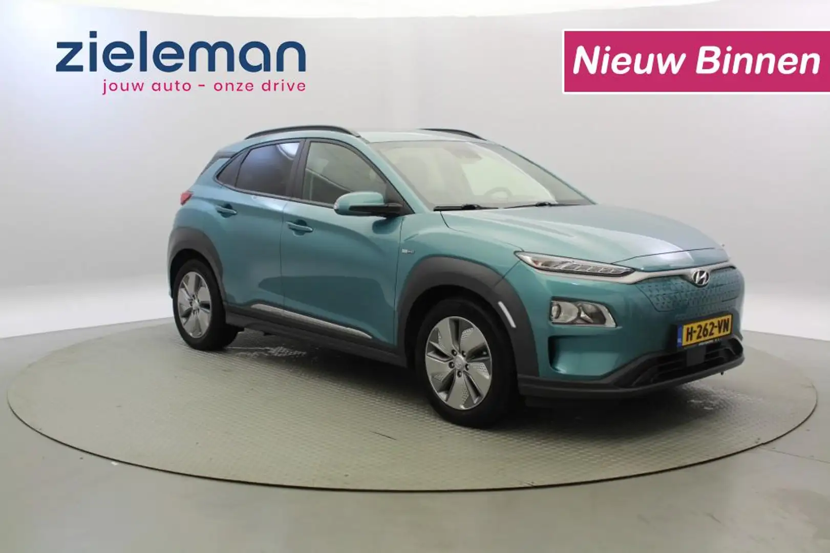 Hyundai KONA Fashion 64 kWh - Carplay, Camera, Stoelverw. Blauw - 1