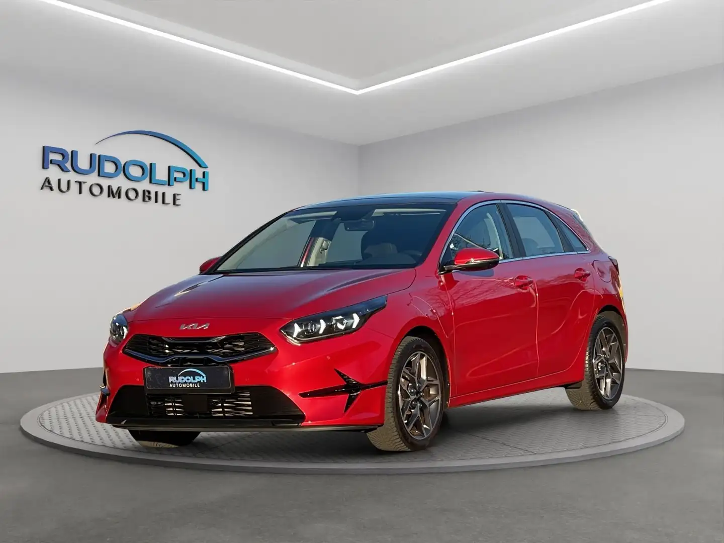 Kia Ceed / cee'd Ceed 1,5 AUTOMATIK PANO SPUR ABSTAN KIA-GARANTIE Rot - 1