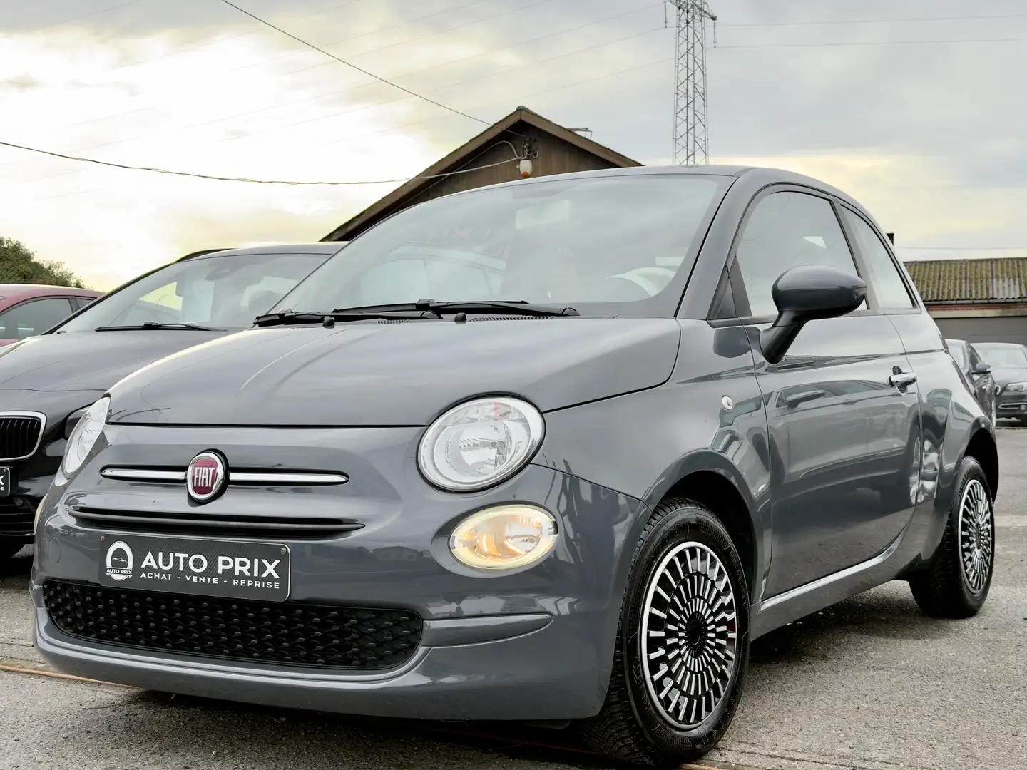 Fiat 500 1.0i MHEV Cult Clim Cruise PDC Euro 6d Gris - 1