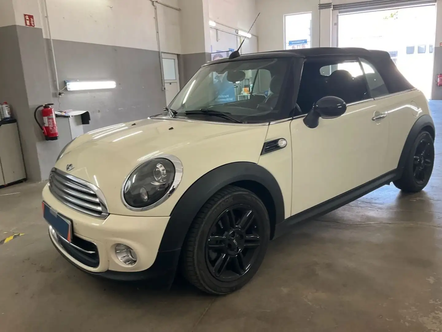 MINI Cooper Cabrio |35.144km|Xenon|S.heft|Leder Blanc - 1