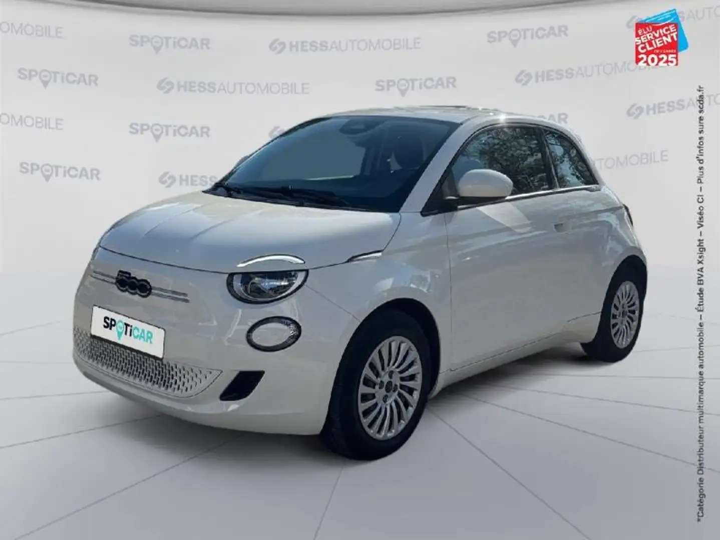 Fiat 500e e 95ch Action Blanc - 1