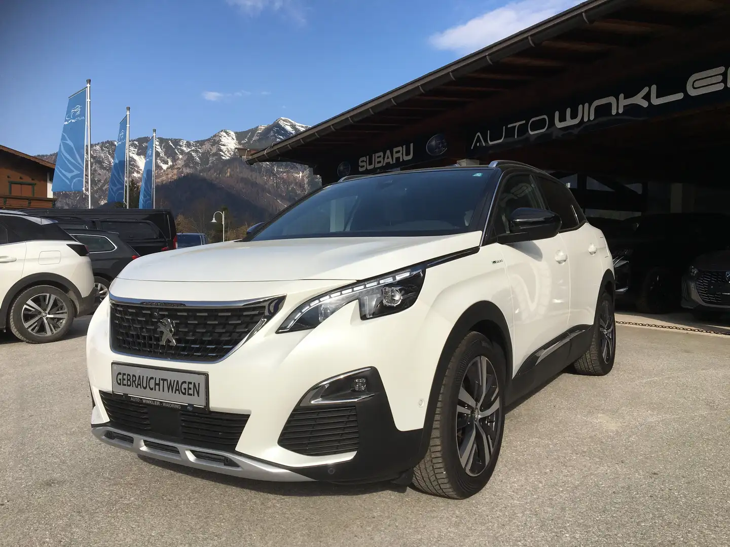 Peugeot 3008 GT HYBRID4 300 e-EAT8 Weiß - 1