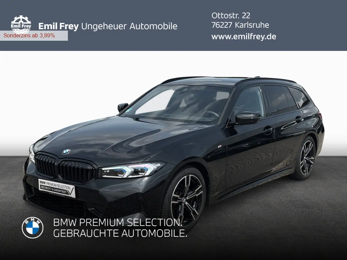 BMW 318 i Touring Aut. *SHZ*Navi*Sportpaket* Noir - 1