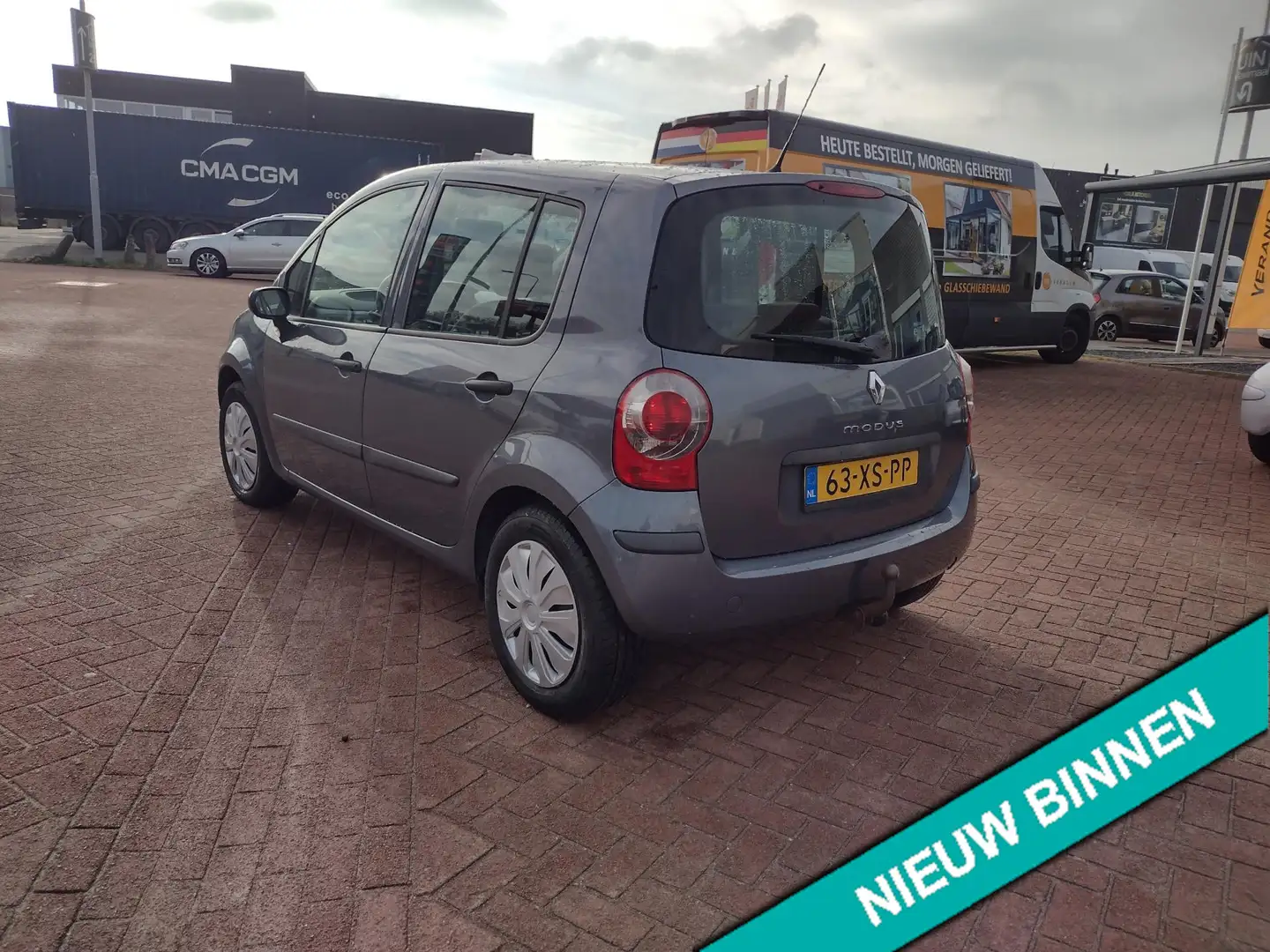 Renault Modus 1.4-16V Air MOOIE AUTO BEL 0619590613 HOGEN IN STA Azul - 2