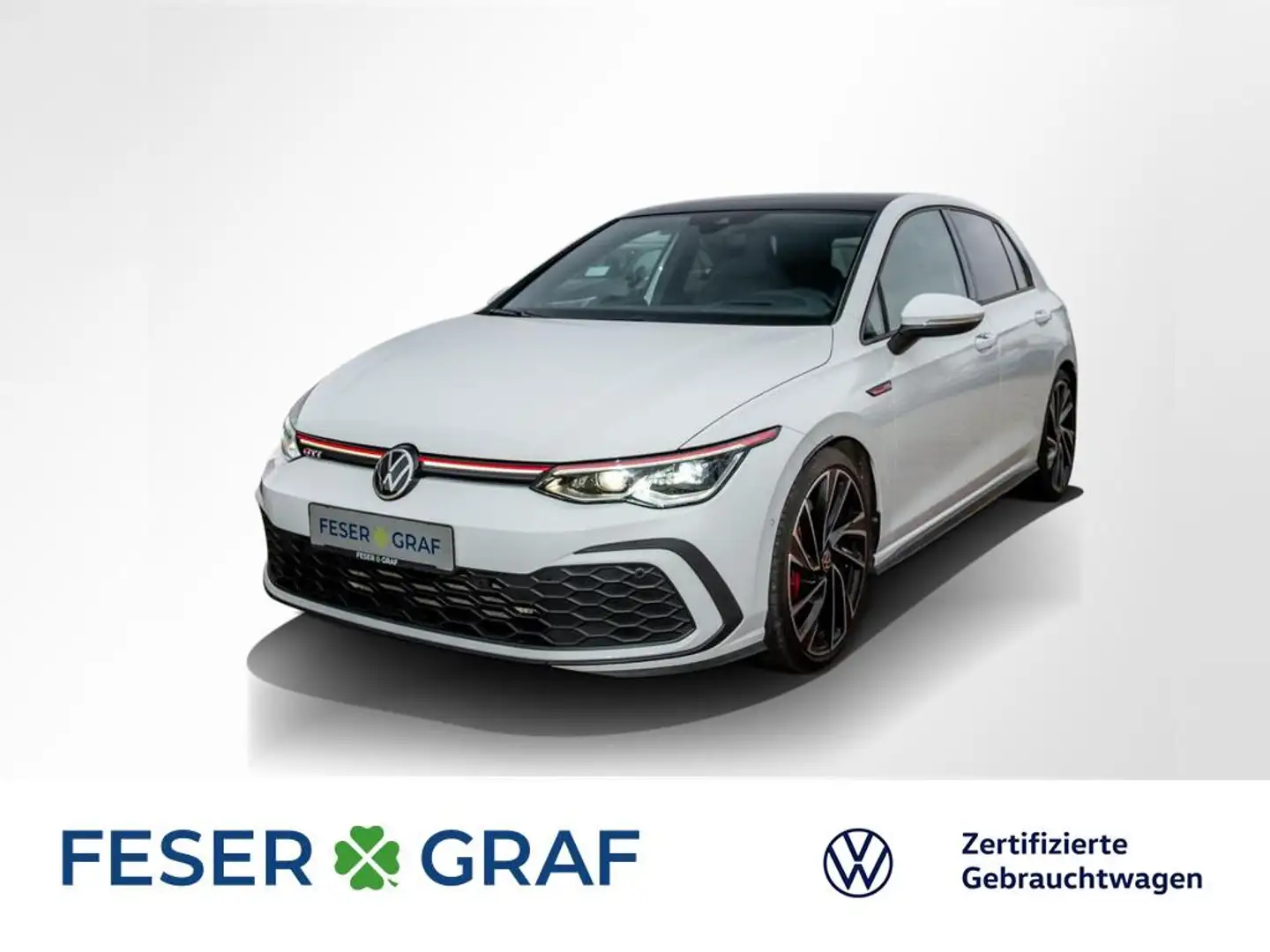 Volkswagen Golf VIII GTI 2.0 TSI DSG/DCC/Navi/Matrix/Headup/Pano/1 Weiß - 1
