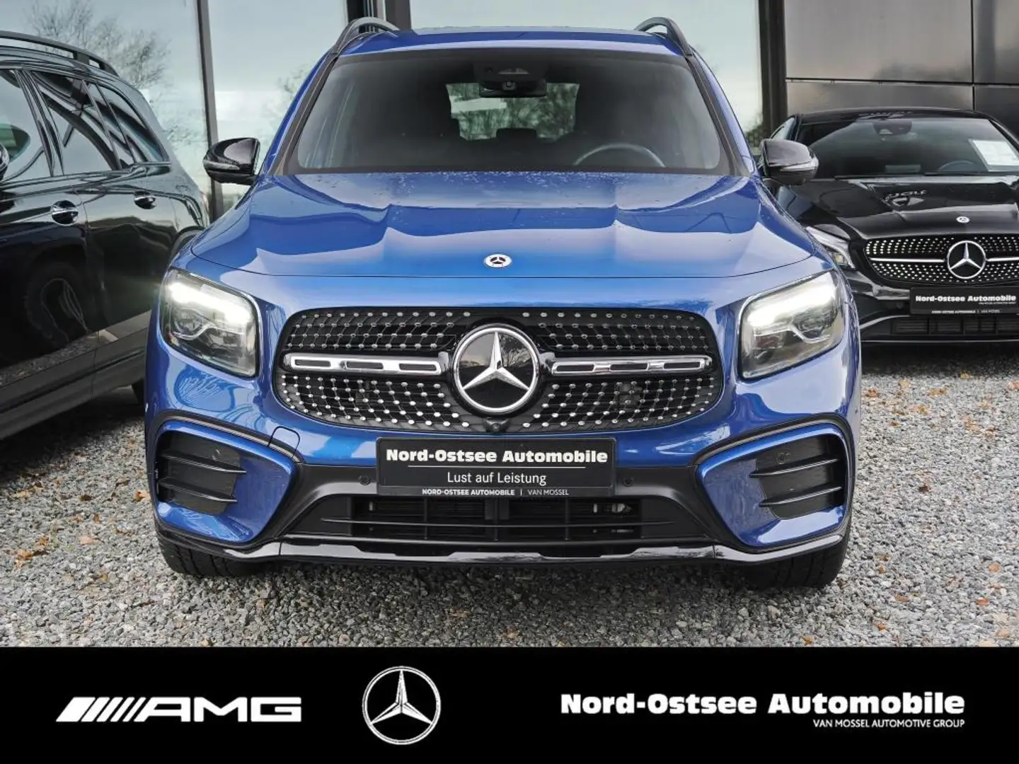 Mercedes-Benz GLB 200 AMG 360°-KAM NAVI SHZ KEYLESS MULTIBEAM Blauw - 2