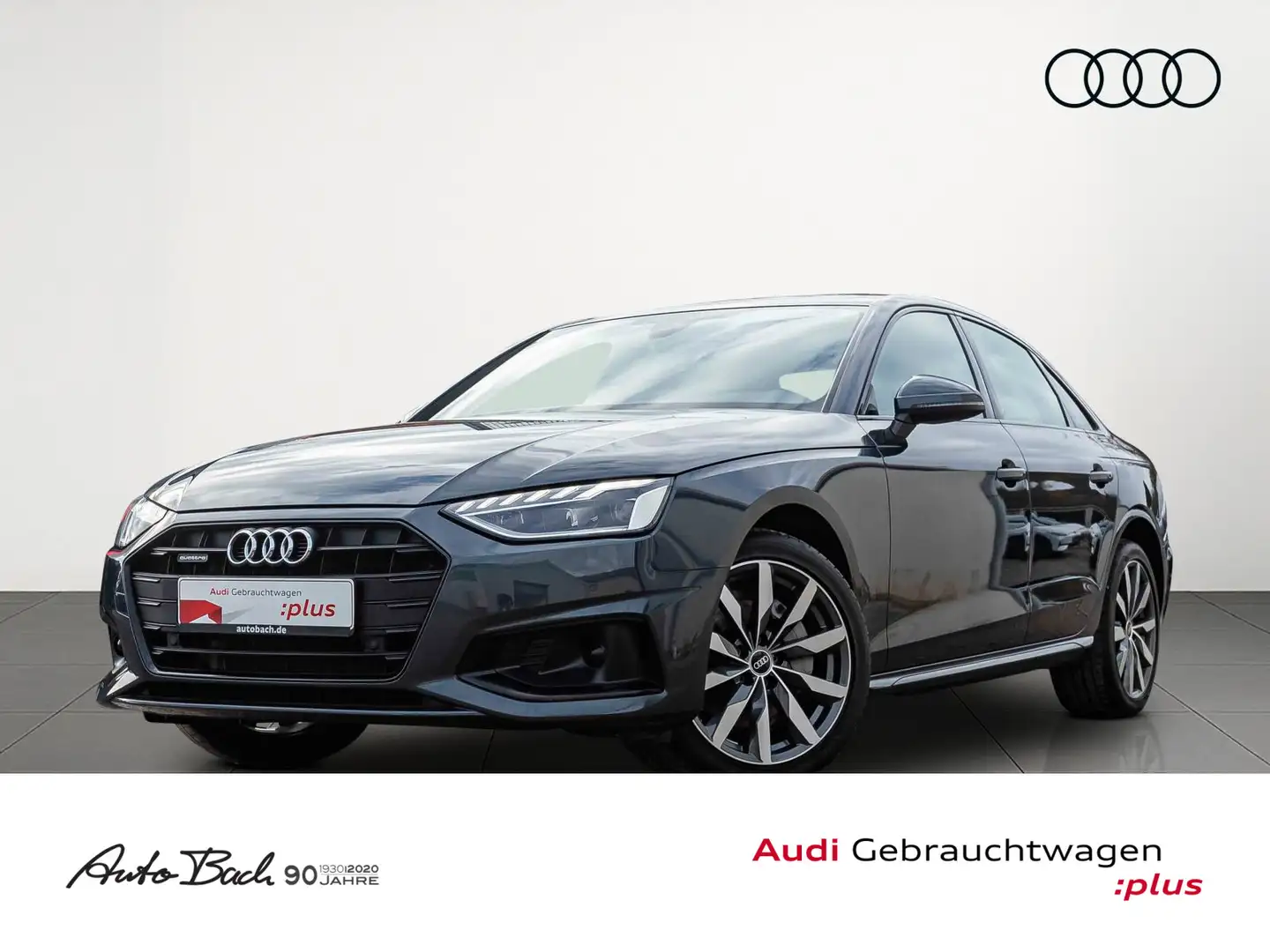 Audi A4 Advanced 40TDI qu Stronic Navi LED CarPlay Grau - 1