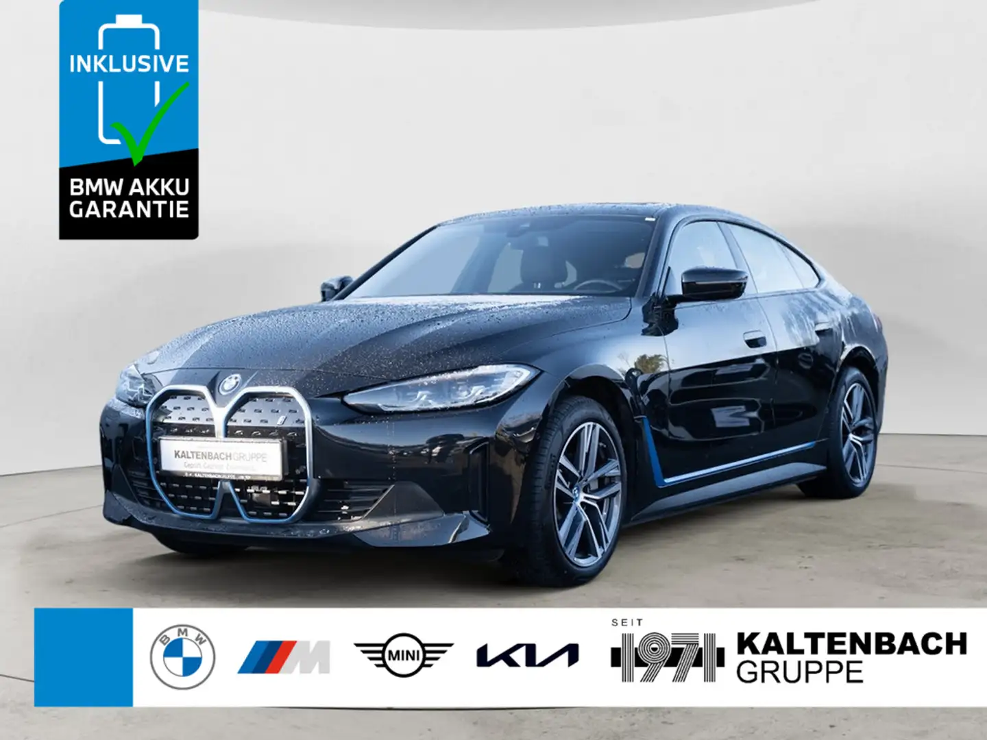 BMW i4 eDrive 40 Gran Coupe AHK LED ACC NAVI HGSD Schwarz - 1