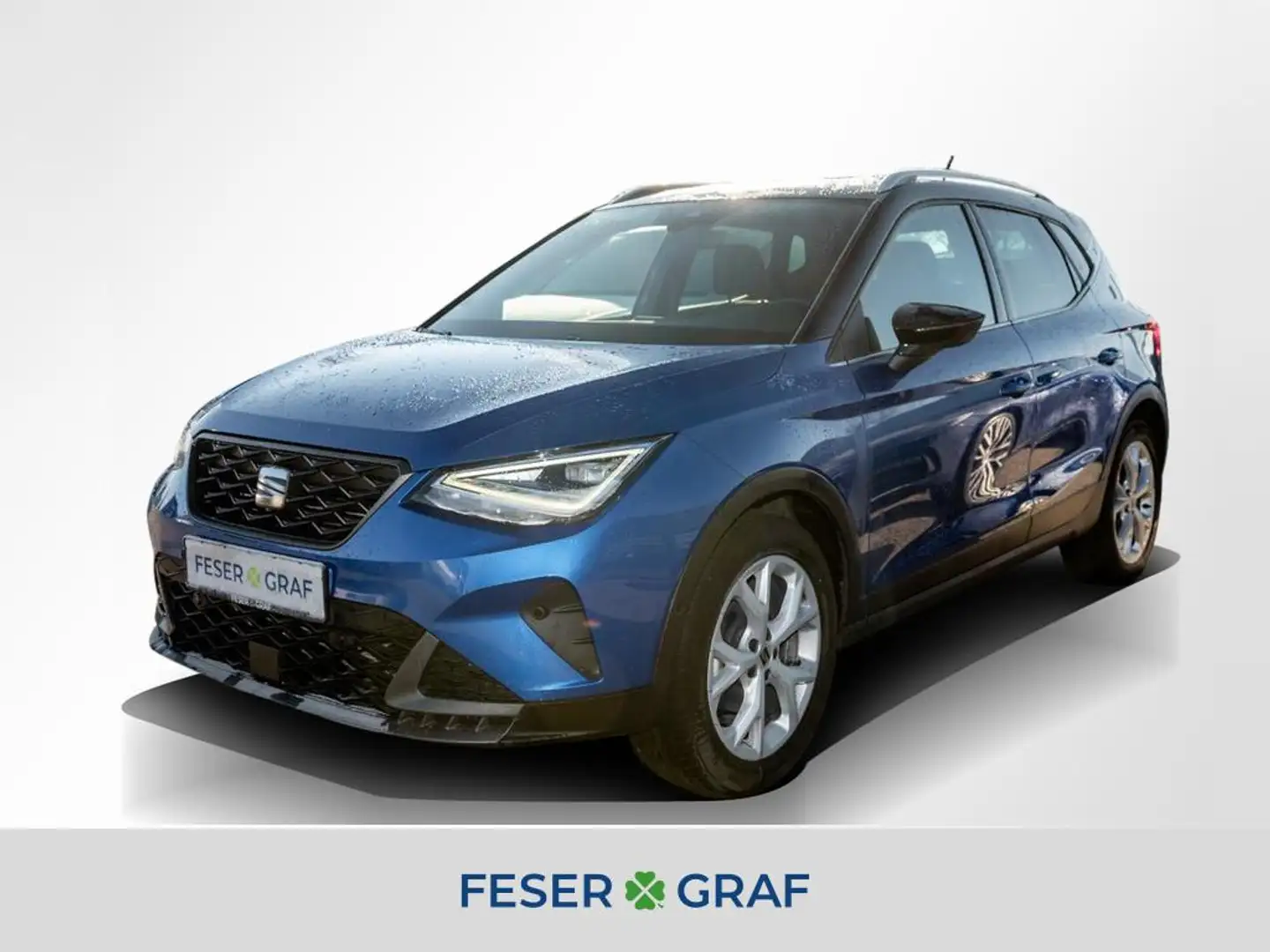 SEAT Arona FR 1.0 TSI DSG/NAVI/FULLLINK/SHZ/RFK/ACC Blau - 1