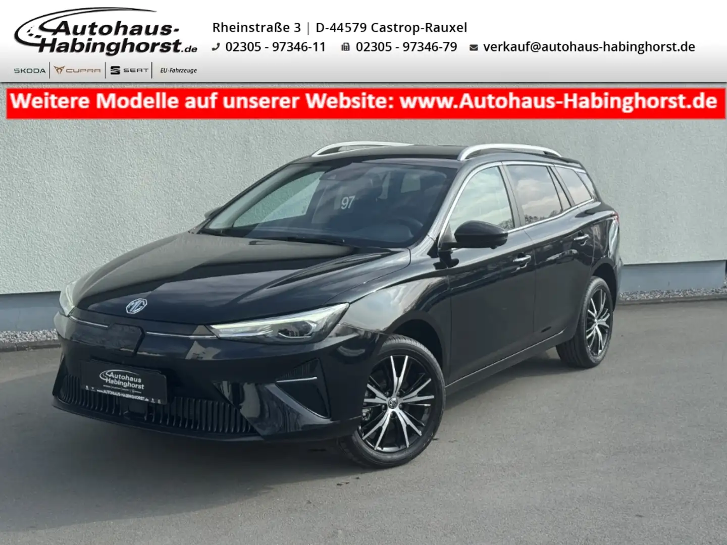 MG MG5 61 kWh Luxury LED ACC Navi 360 Shz PDC Keyless Czarny - 1