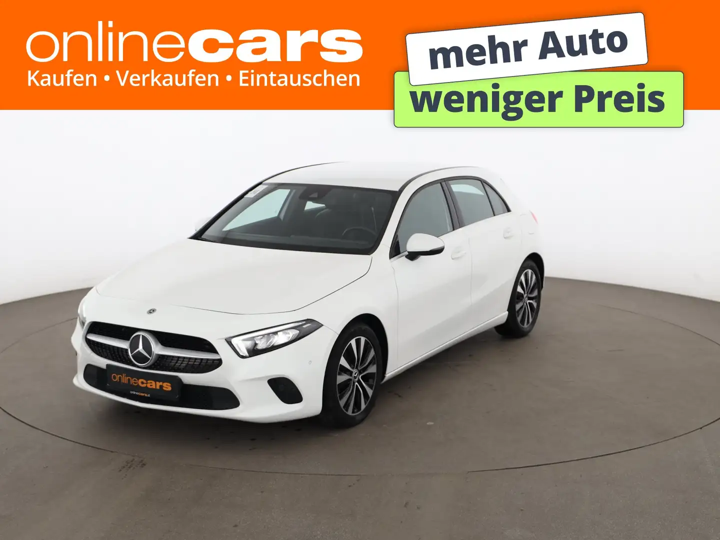 Mercedes-Benz A 180 Style Aut LED LEDER NAVI R-CAM SITZHZ TEMP Weiß - 1