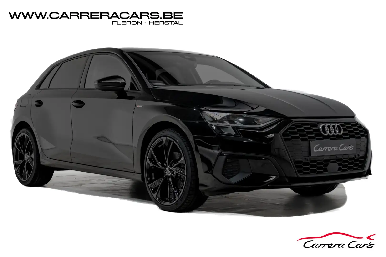 Audi A3 30 TDi S-Line*|NEW*NAVI*VIRTUAL*LED*CRUISE*XENON|* Zwart - 1