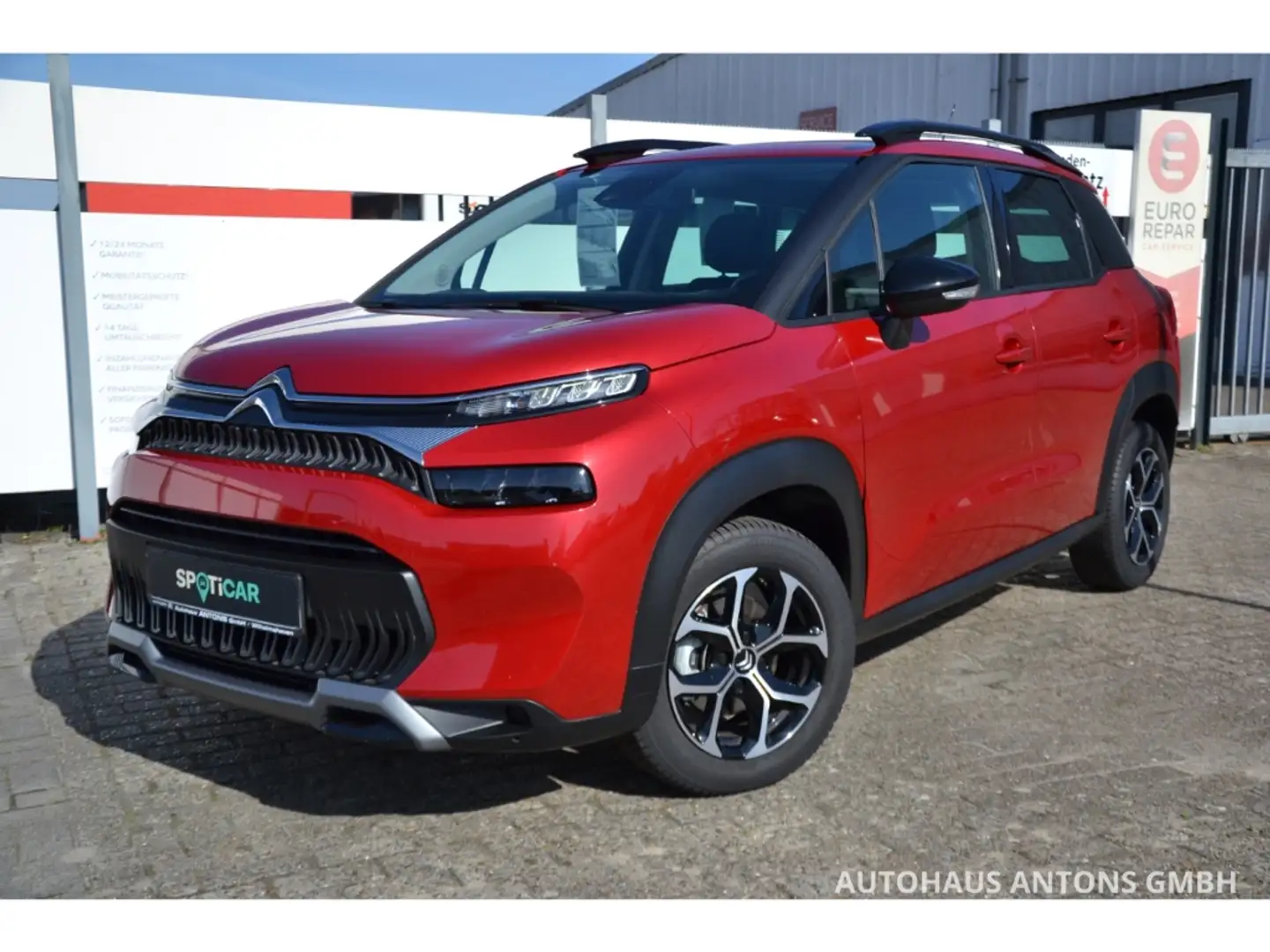 Citroen C3 Aircross PureTech 110 Plus EU6d Rojo - 1