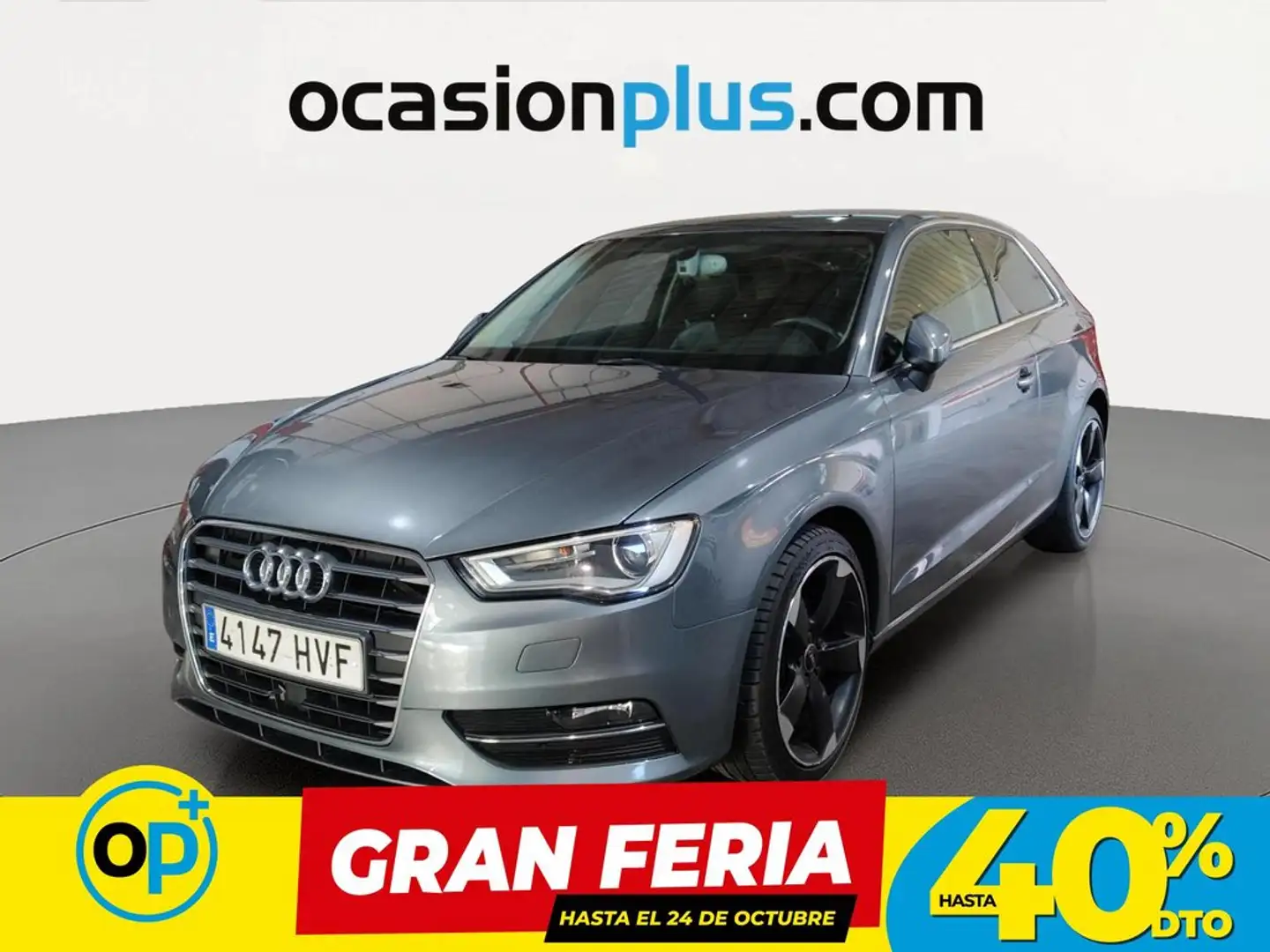 Audi A3 2.0TDI Ambiente EEL S-Tronic 150 Gris - 1